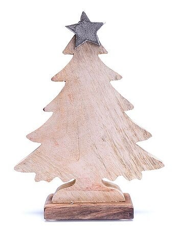 Décoration de Noël sapin à poser NOEL GIVRE