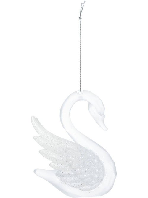 Décoration de sapin cygne 10cm - Kiabi