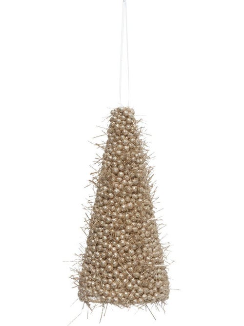 Décoration de sapin sapin champagne 15cm - Kiabi