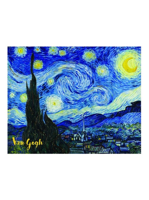 Décoration en bois à suspendre van gogh - Kiabi