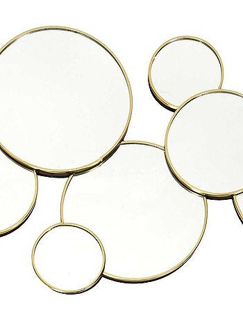 Décoration miroir rond