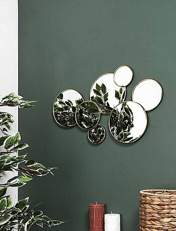 Décoration miroir rond