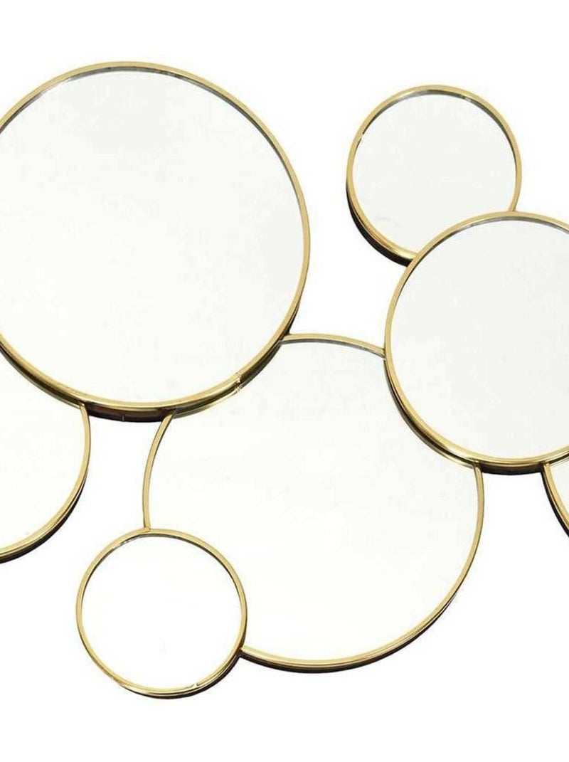 Décoration miroir rond Doré/or - Kiabi