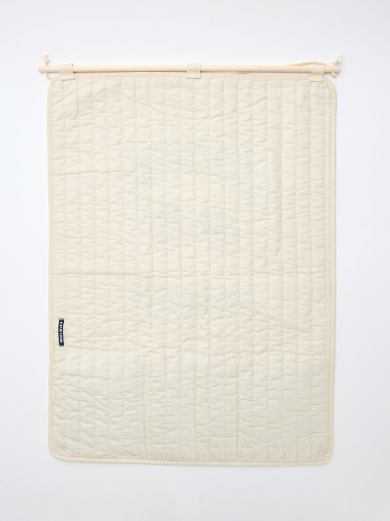 Décoration murale avec pochettes de rangement Beige - Kiabi