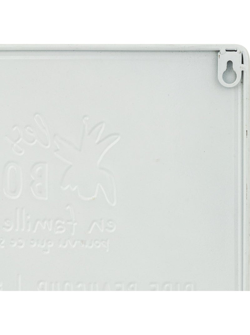 Décoration murale CITATION Blanc - Kiabi