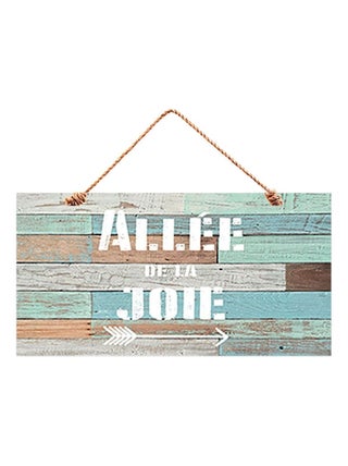 Décoration murale en bois allée de la joie