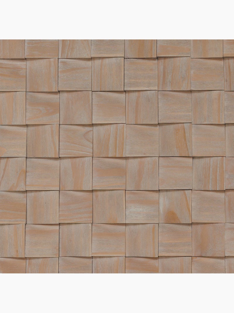 Décoration murale en bois DAMYA Beige - Kiabi