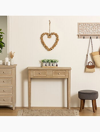 Décoration murale en bois et métal AGNES