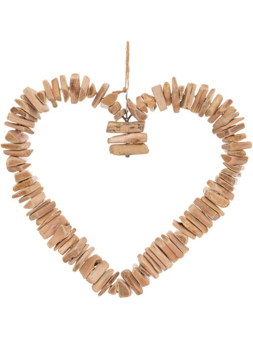 Décoration murale en bois et métal AGNES - Kiabi