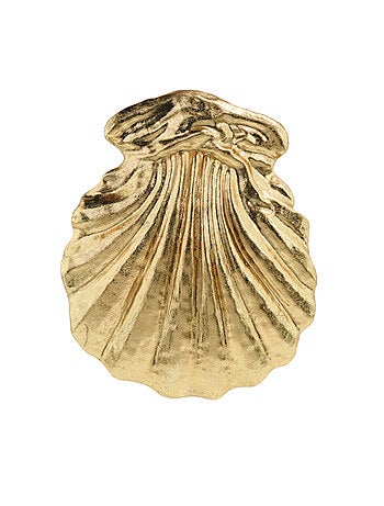 Décoration murale en forme de coquillage avec relief sculpté