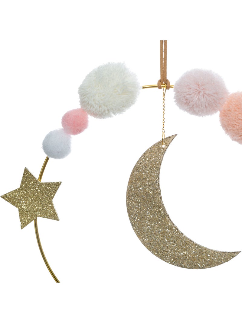 Décoration murale enfant lune LUNE Multicolore - Kiabi