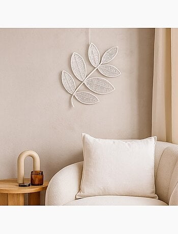 Décoration murale feuille 36x26cm