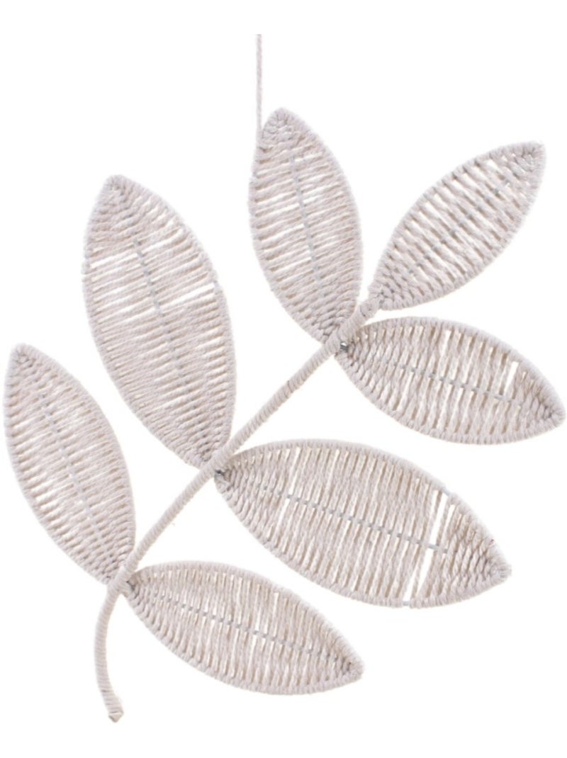 Décoration murale feuille 36x26cm Beige - Kiabi