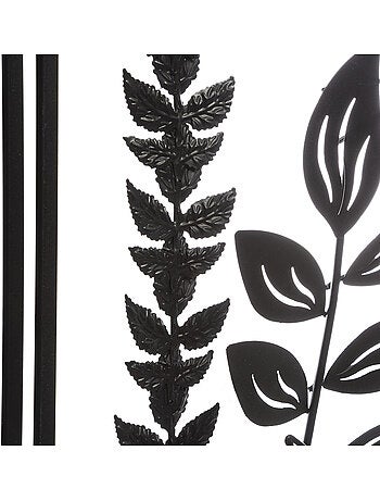Décoration murale feuilles en métal ELLA