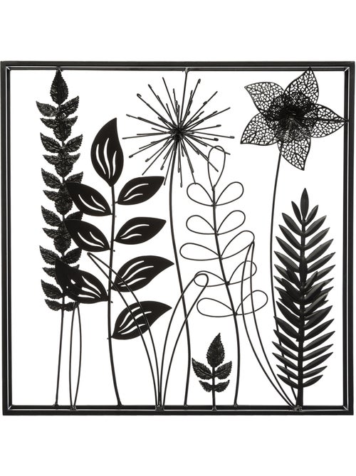 Décoration murale feuilles en métal ELLA - Kiabi