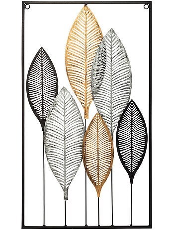 Décoration murale feuilles en métal FEUILLES