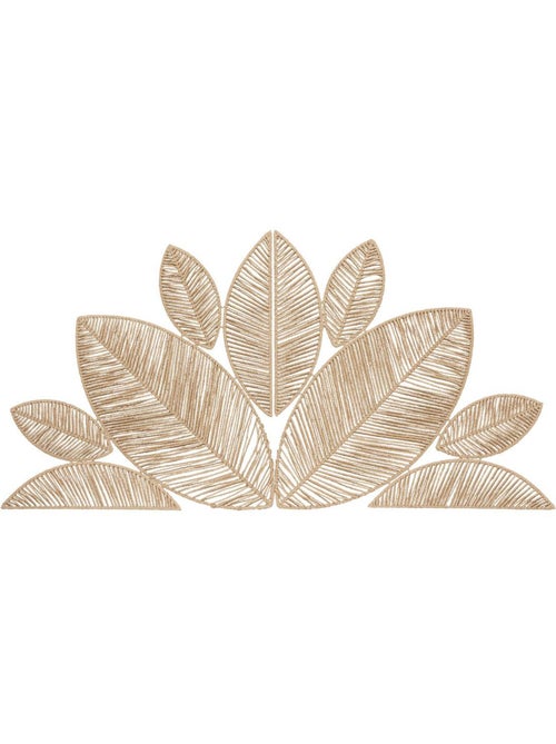 Décoration murale feuilles papier tressé 160cm MEERA - Kiabi
