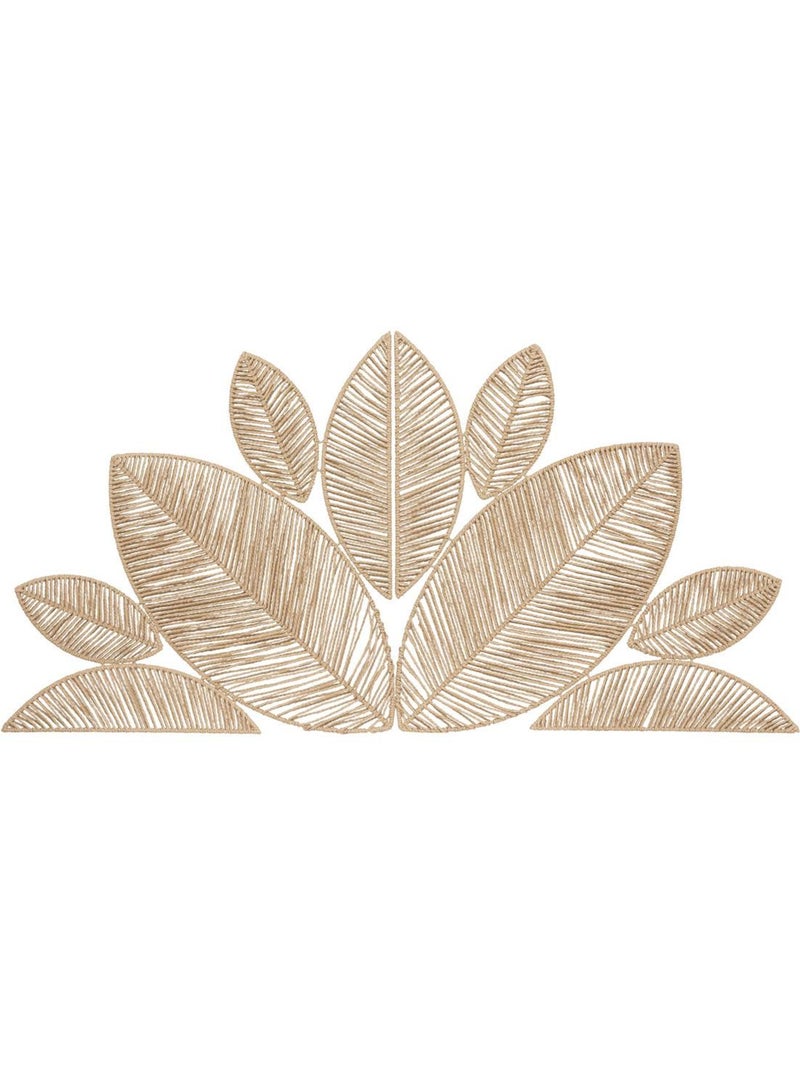 Décoration murale feuilles papier tressé 160cm meera Lin - Kiabi