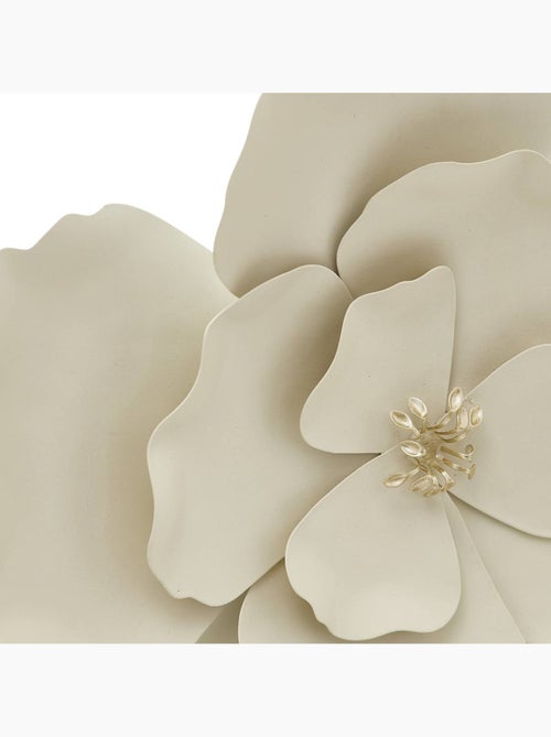Décoration murale fleur en métal FLOK - Kiabi