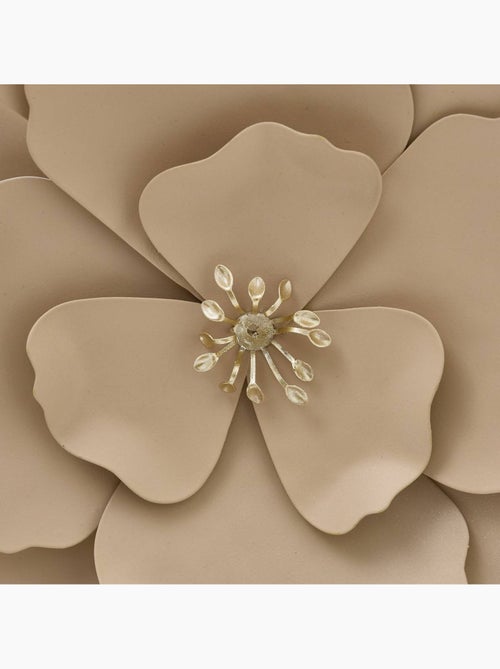 Décoration murale fleur en métal FLOK - Kiabi