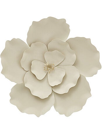 Décoration murale fleur en métal FLOK