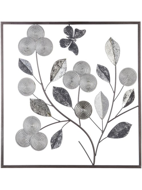 Décoration murale fleurs en métal ajouré FIORE - Kiabi Décoration murale fleurs en métal ajouré FIORE - Kiabi