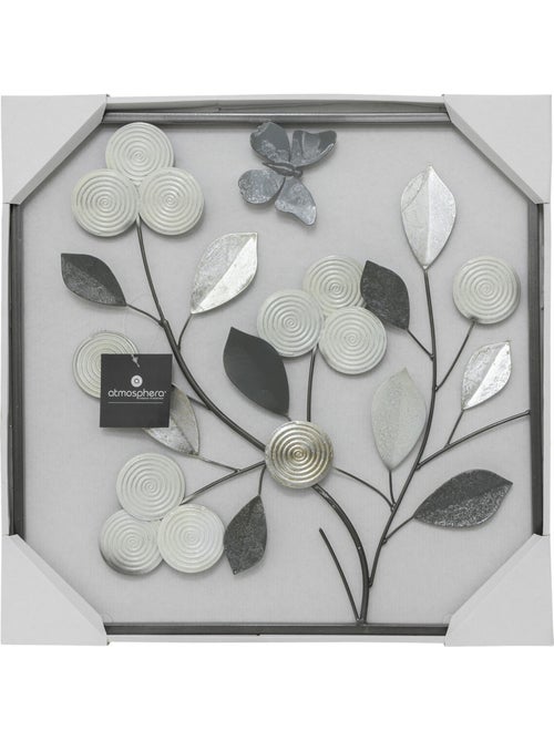 Décoration murale fleurs en métal ajouré FIORE - Kiabi Décoration murale fleurs en métal ajouré FIORE - Kiabi
