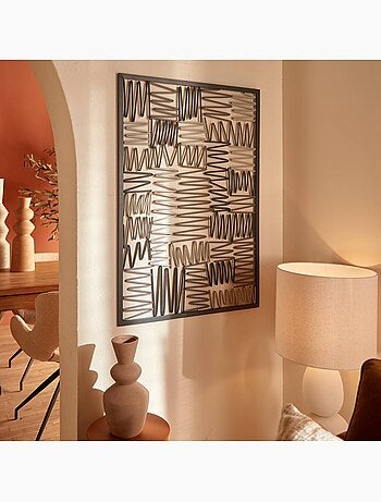Décoration murale graphique en acier 102cm ACHILLE