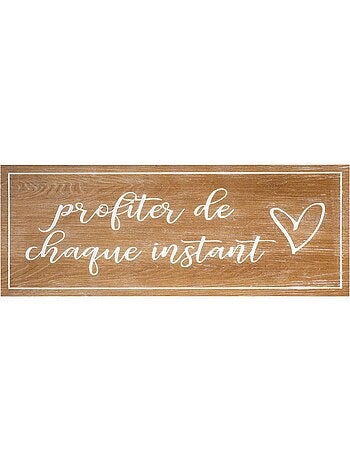 Décoration murale manuscrite en bois MATIAS