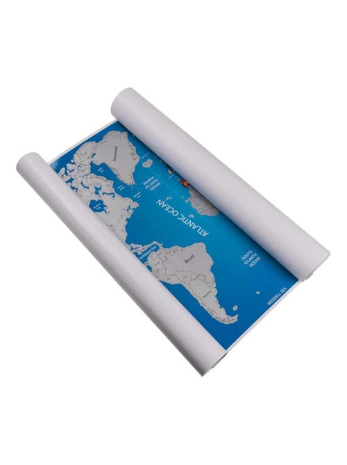 Décoration murale Mappemonde à gratter - Kiabi