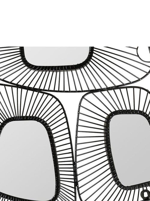 Décoration murale métal trio miroirs - Kiabi