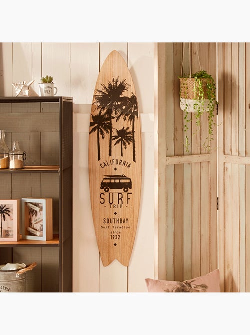 Décoration murale planche de surf - Kiabi