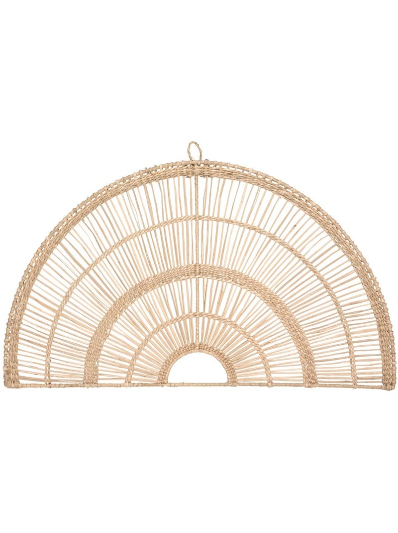 Décoration murale roseau tressé demi-cercle PADMA Beige - Kiabi