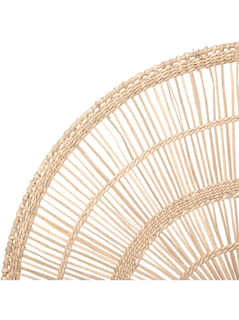 Décoration murale roseau tressé demi-cercle PADMA Beige - Kiabi