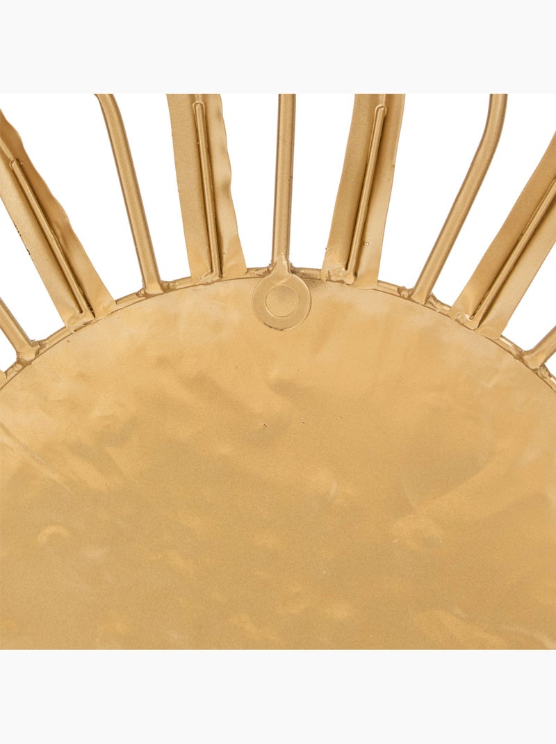 Décoration murale soleil en métal doré 80cm edwige Doré - Kiabi