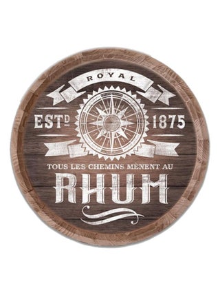 Décoration murale tonneau de rhum