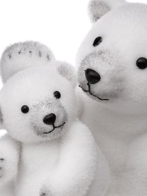 Décoration ours avec bébé 28 cm - Kiabi