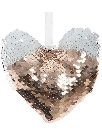 Décoration pour sapin de Noël Sequin - Cœur