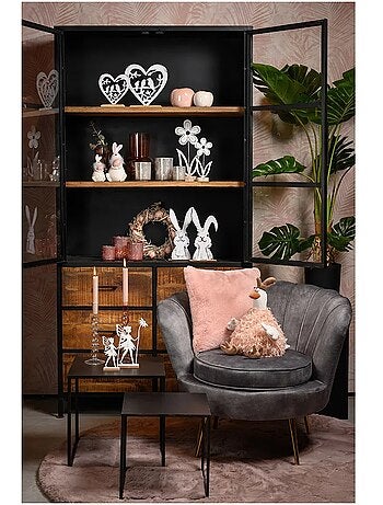 Décoration un lapin de Pâques en céramique