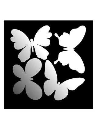 Decorative miroir butterflies, 20 x 20 cm