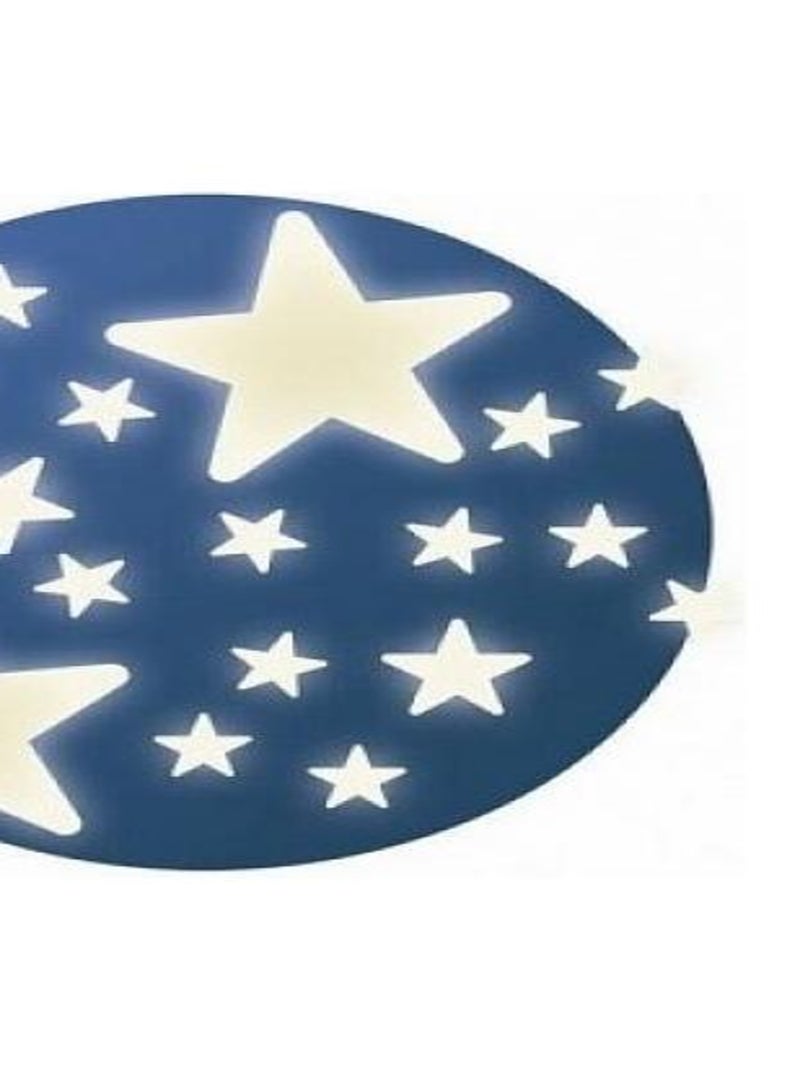 Décors Phosphorescents - Etoiles Bleu - Kiabi