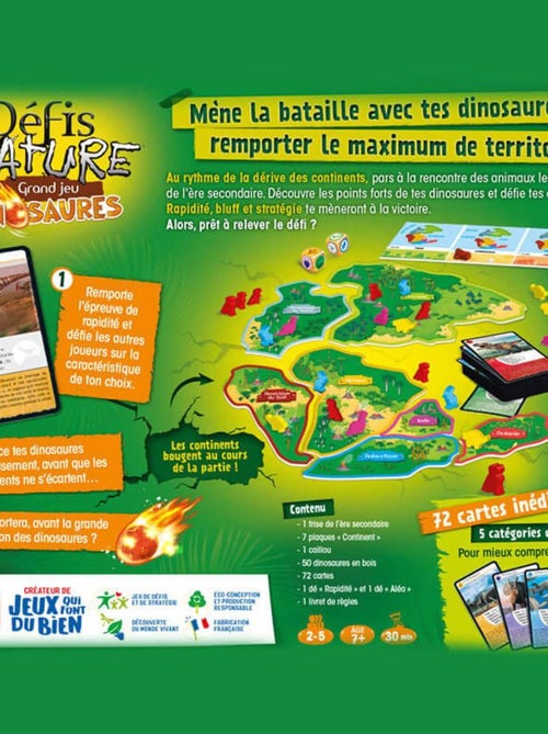 Défis Nature : Grand Jeu : Dinosaures - Kiabi