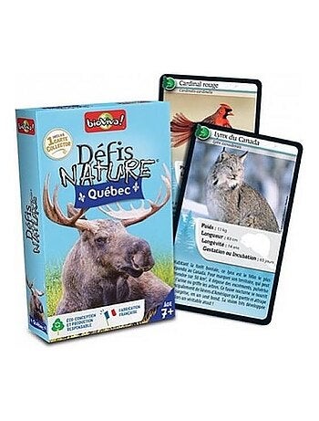Defis Nature Quebec jeu de carte