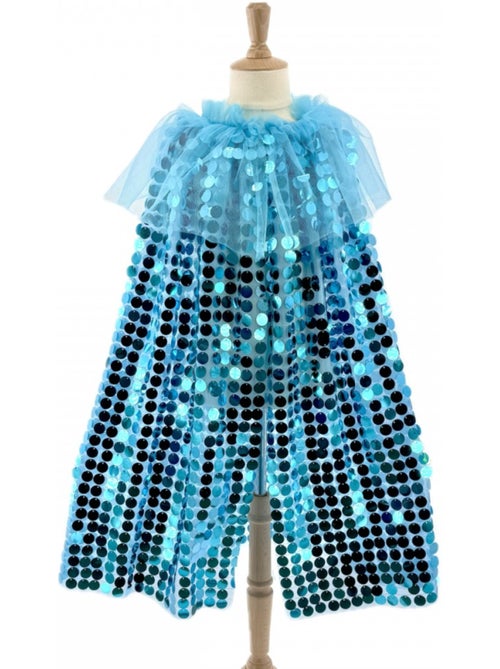 Déguisement - Cape Sequins Galaxia bleue - Kiabi