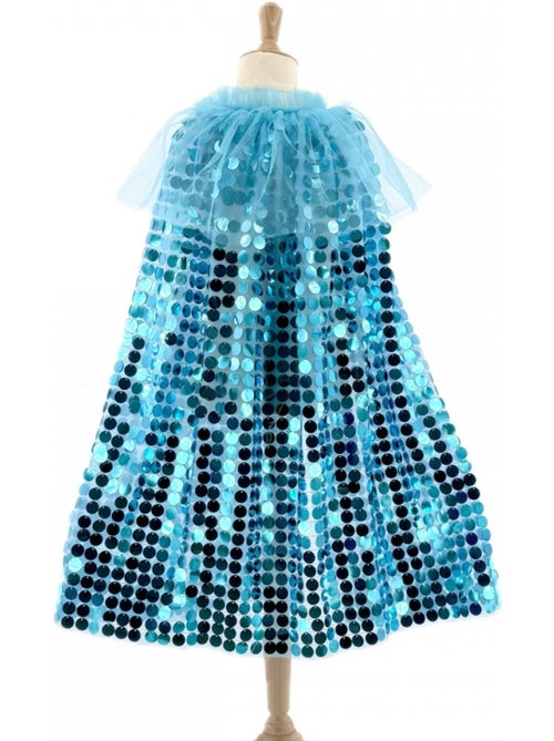 Déguisement - Cape Sequins Galaxia bleue - Kiabi