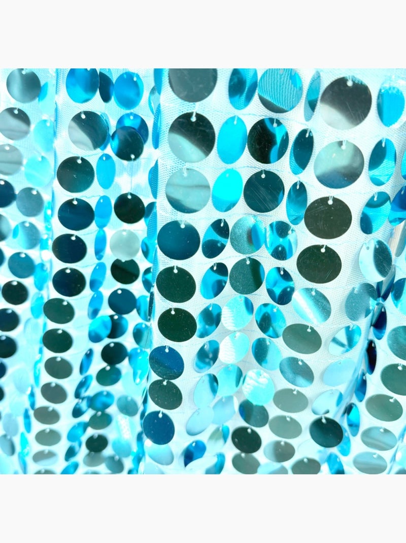 Déguisement - Cape Sequins Galaxia bleue Bleu électrique - Kiabi