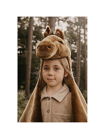 Déguisement 3 en 1 Cheval Brun - Plaid, Déguisement et Tapis