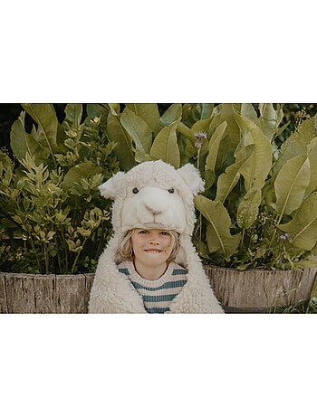 Déguisement 3 en 1 Mouton blanc - Plaid, Déguisement et Tapis