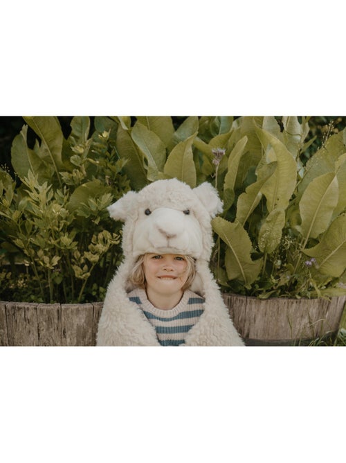 Déguisement 3 en 1 Mouton blanc - Plaid, Déguisement et Tapis - Kiabi