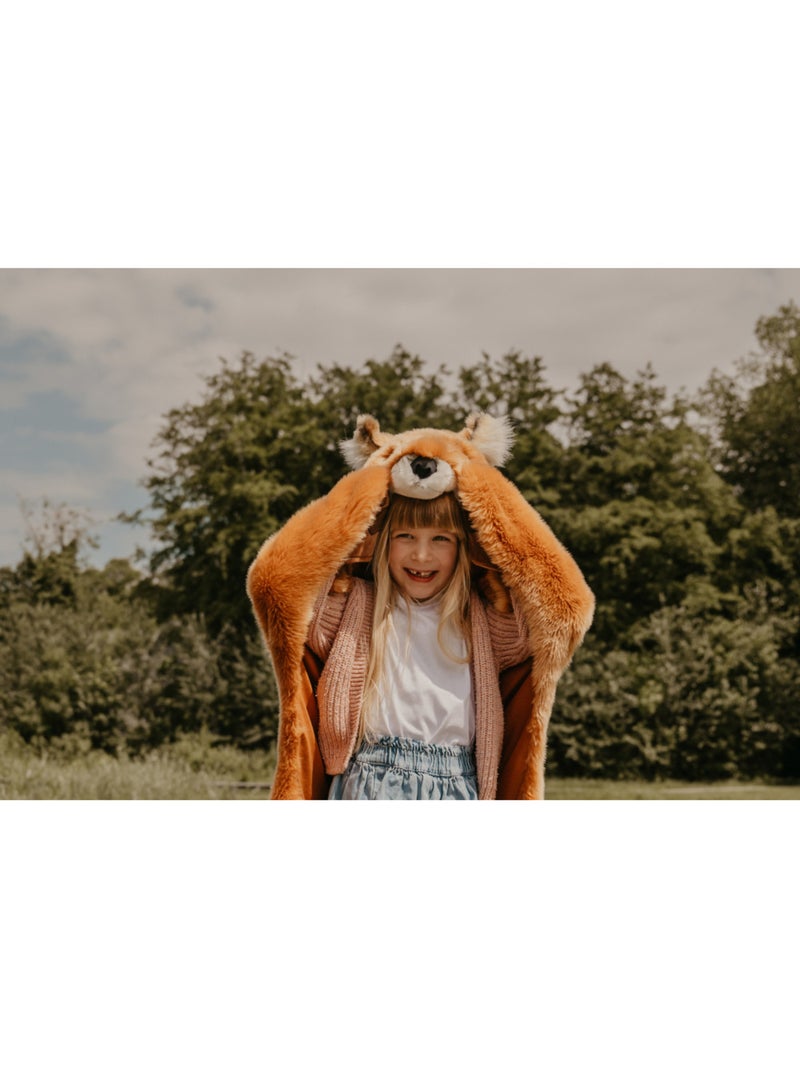 Déguisement 3 en 1 Renard - Plaid, Déguisement et Tapis Multicolore - Kiabi